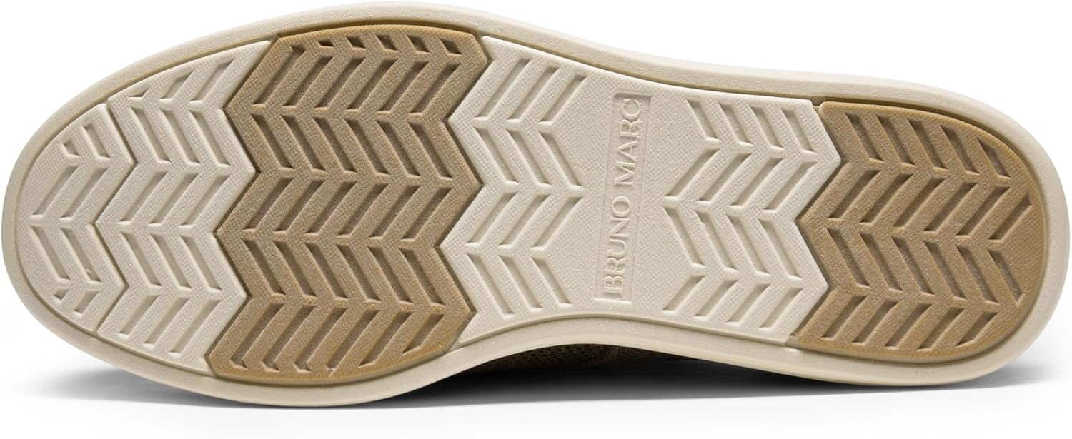 image:imageBruno Marc Mens KnitFlex Craft Mesh Oxfords Sneakers Casual Dress LaceUp Lightweight Walking Shoes6khaki