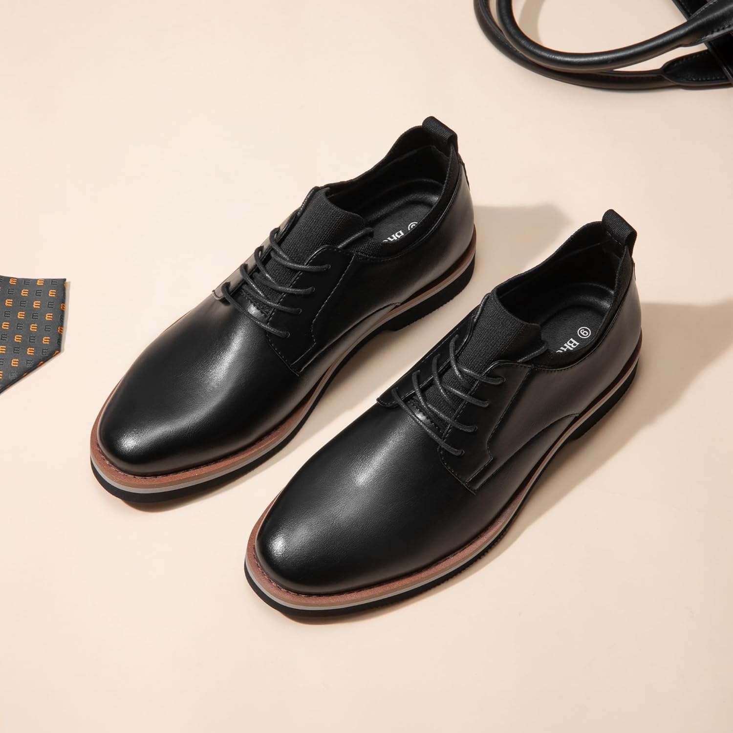 image:imageBruno Marc Mens LaceUp Comfortable Fashion Dress ShoesBlack