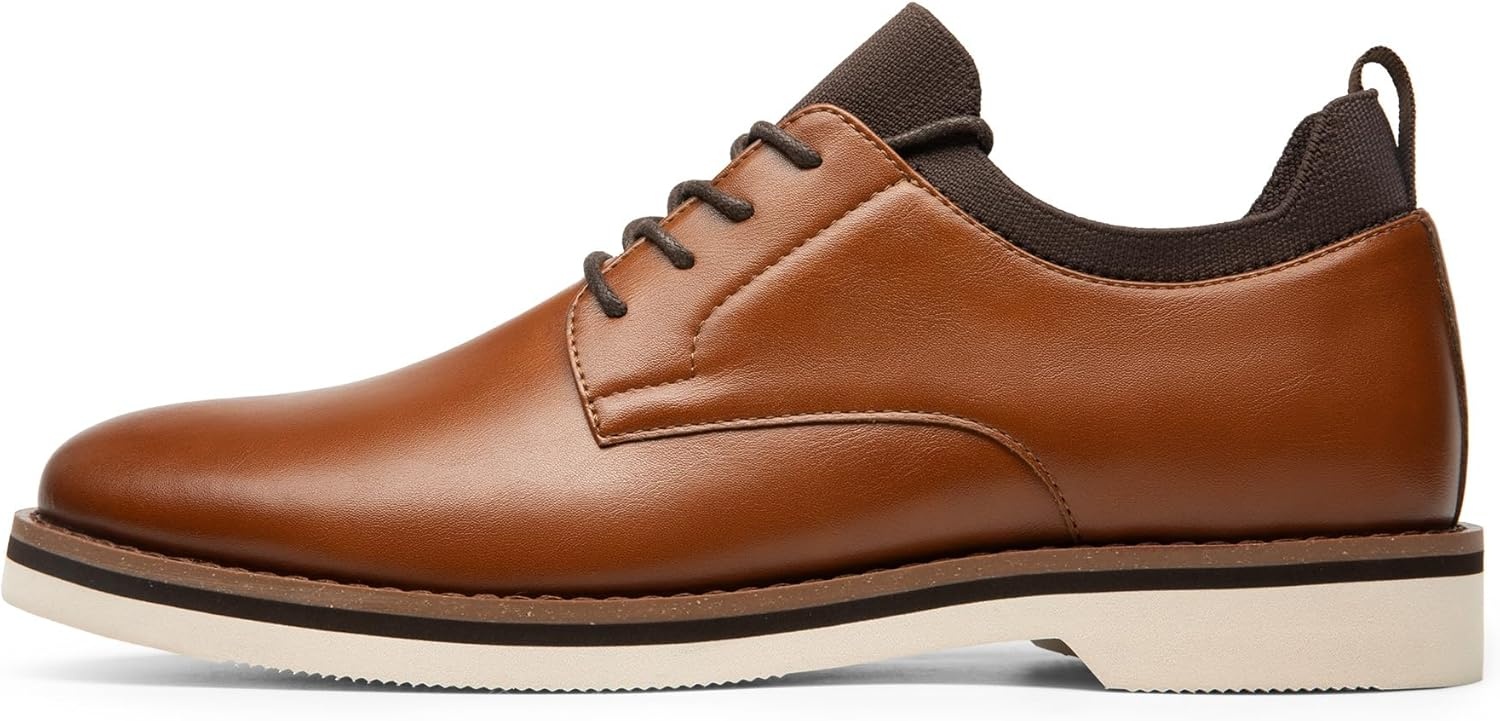 image:imageBruno Marc Mens LaceUp Comfortable Fashion Dress ShoesBrown