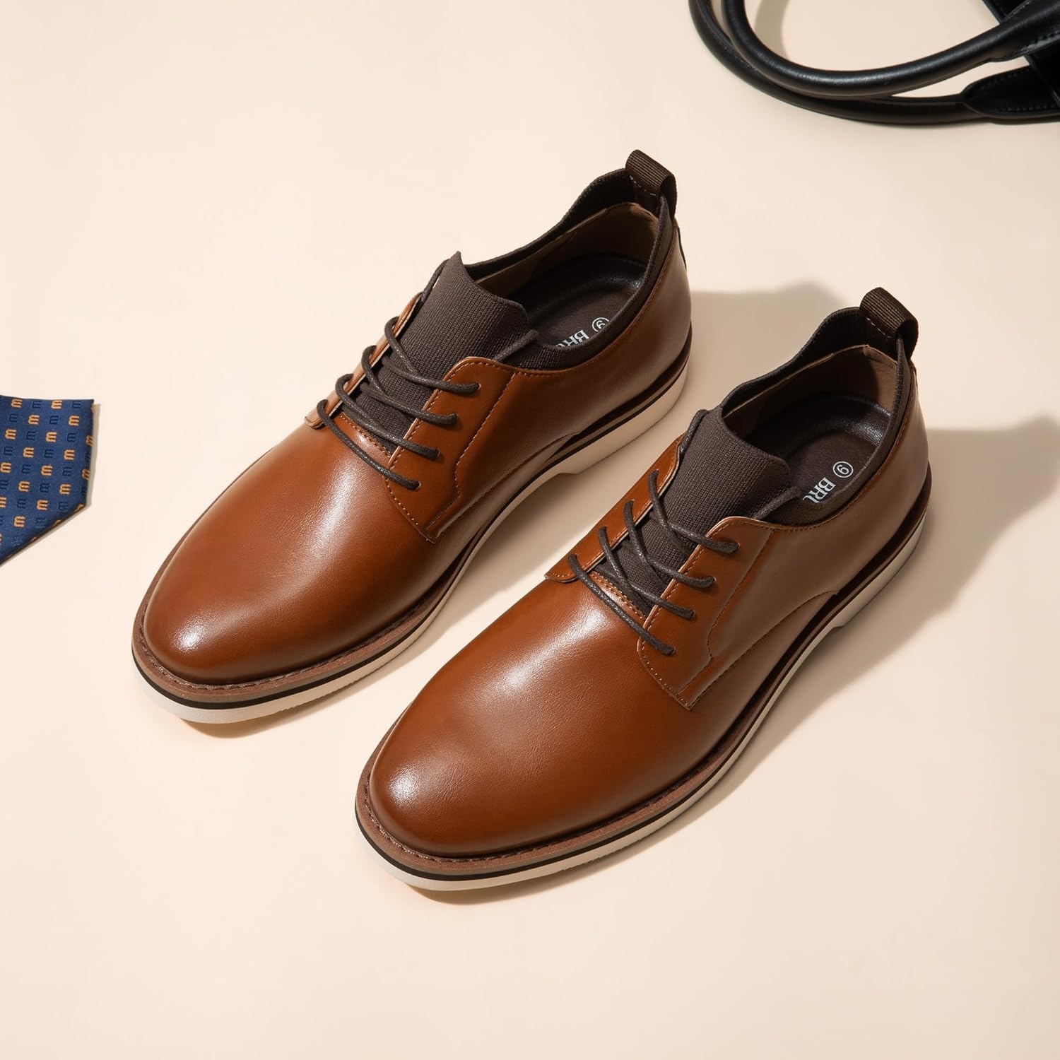image:imageBruno Marc Mens LaceUp Comfortable Fashion Dress ShoesBrown