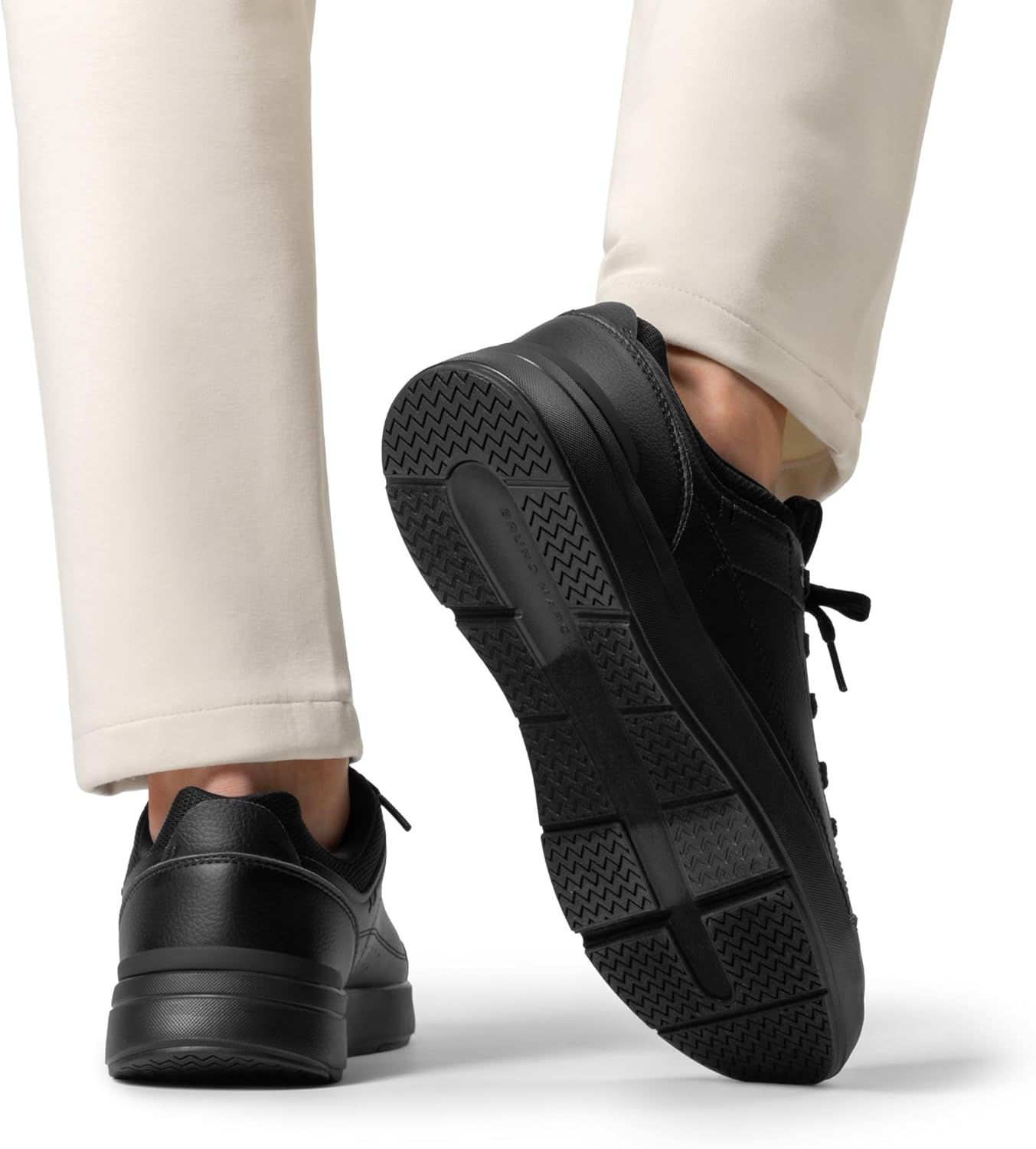 image:imageBruno Marc Mens Lightweight Non Slip Casual Dress Fashion Sneakers Tennis Shoes Breathable Comfortable ShoesAll Black