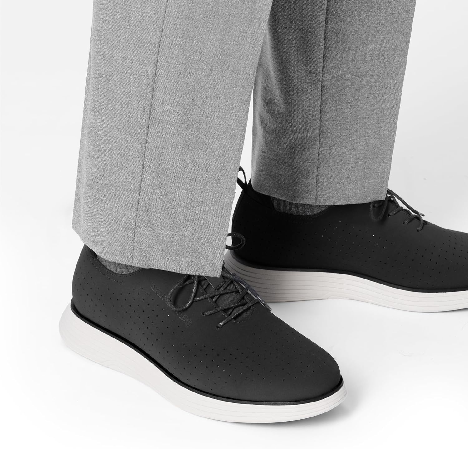 image:imageBruno Marc Mens MaxFlex Fashion Dress Sneakers Oxfords Classic Casual ShoesBlacknubuck