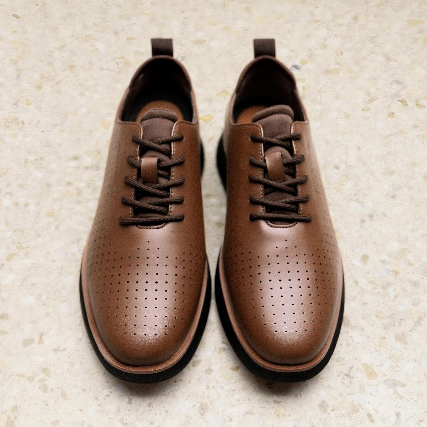 image:imageBruno Marc Mens MaxFlex Fashion Dress Sneakers Oxfords Classic Casual ShoesBrown