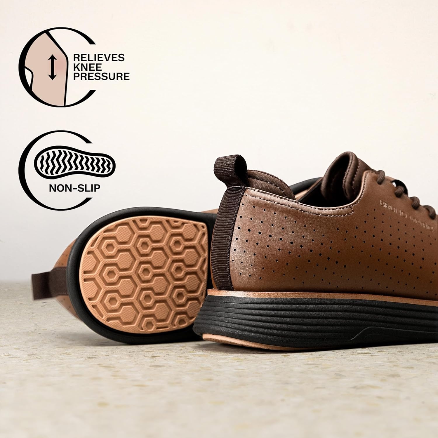 image:imageBruno Marc Mens MaxFlex Fashion Dress Sneakers Oxfords Classic Casual ShoesBrown