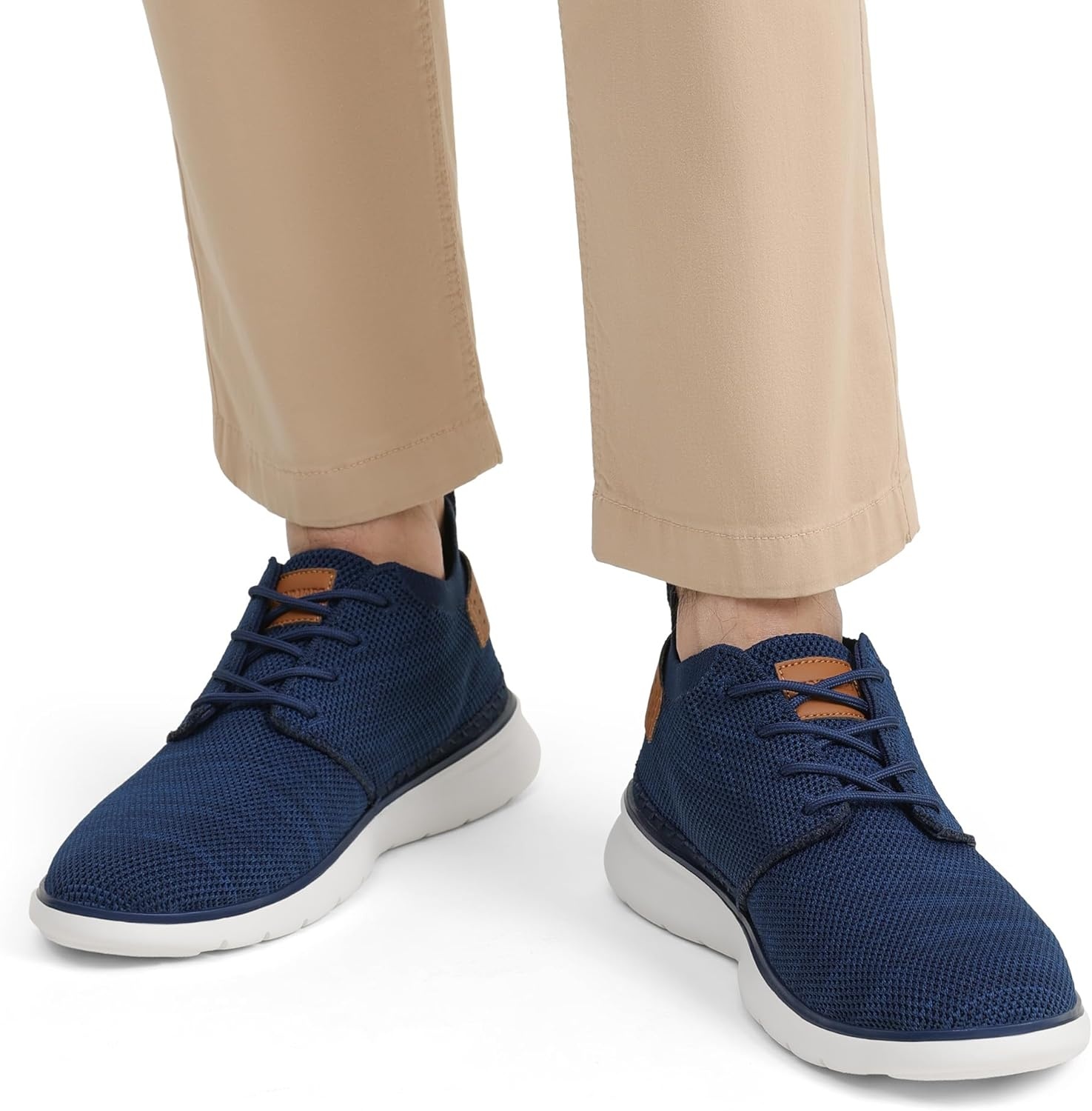 image:imageBruno Marc Mens Mesh Fabric Fashion Sneakers Casual Oxfords Lightweight Breathable Versatile Walking ShoesDarkBlue