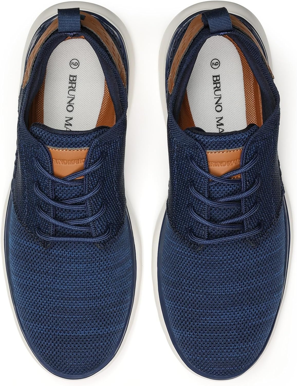 image:imageBruno Marc Mens Mesh Fabric Fashion Sneakers Casual Oxfords Lightweight Breathable Versatile Walking ShoesDarkBlue