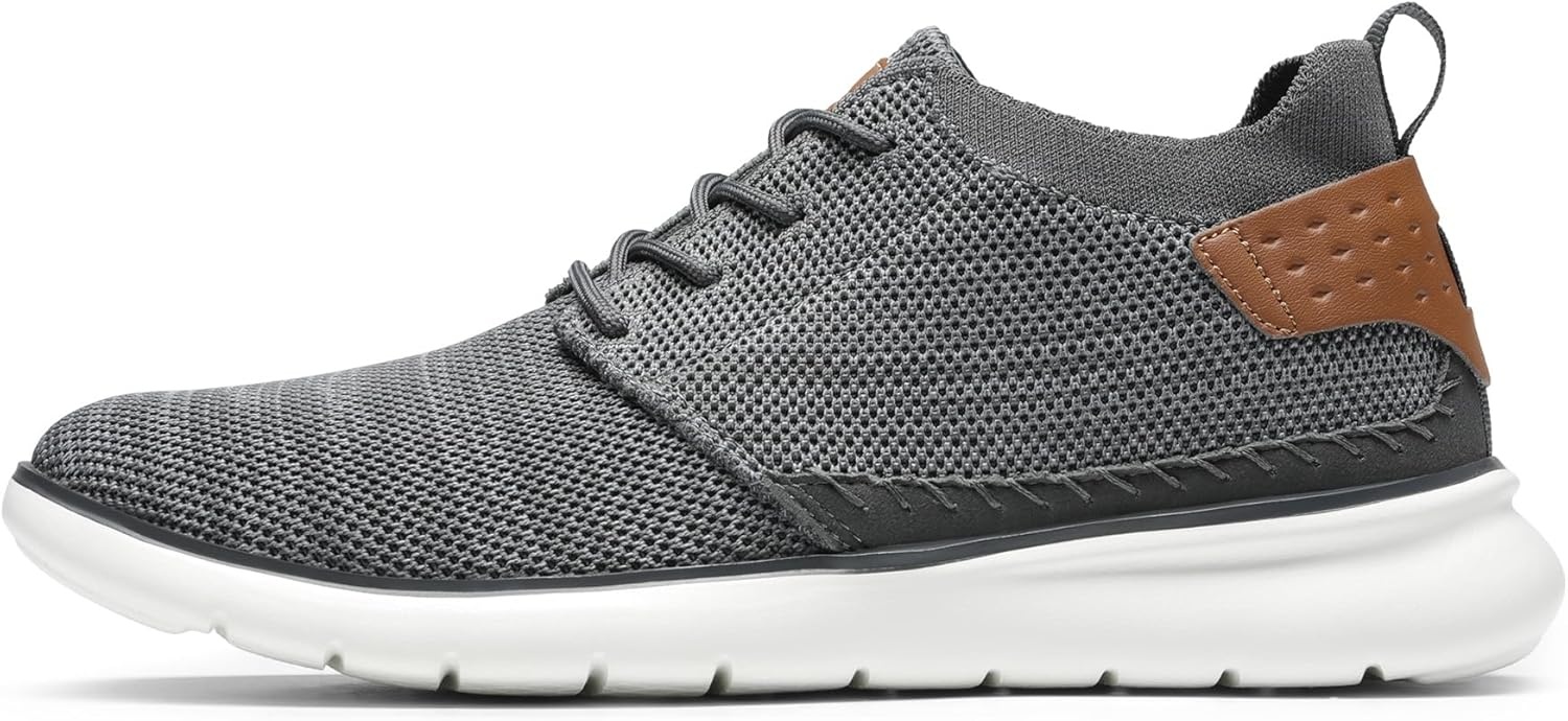 image:imageBruno Marc Mens Mesh Fabric Fashion Sneakers Casual Oxfords Lightweight Breathable Versatile Walking ShoesDarkGrey
