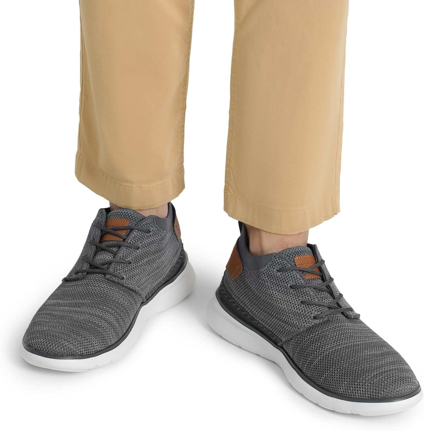 image:imageBruno Marc Mens Mesh Fabric Fashion Sneakers Casual Oxfords Lightweight Breathable Versatile Walking ShoesDarkGrey