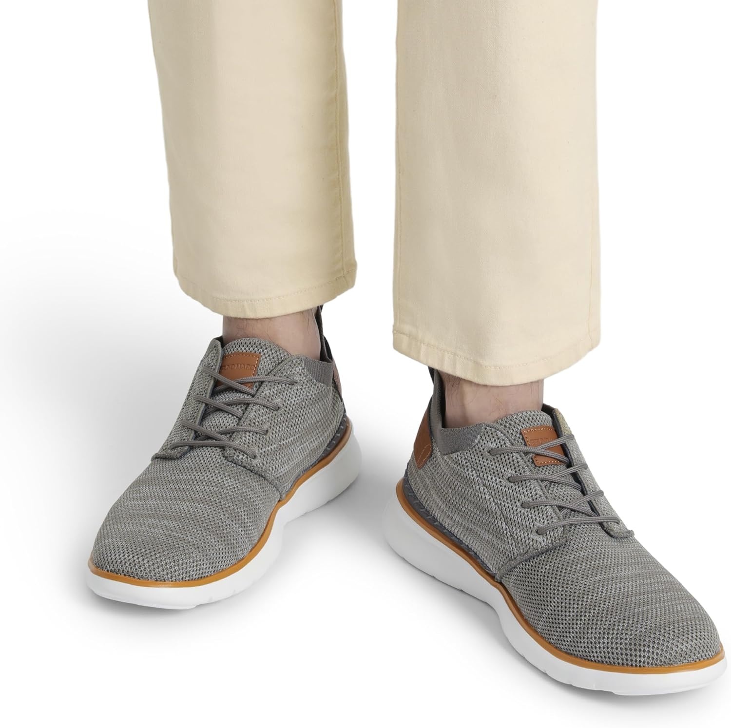 image:imageBruno Marc Mens Mesh Fabric Fashion Sneakers Casual Oxfords Lightweight Breathable Versatile Walking ShoesGrey