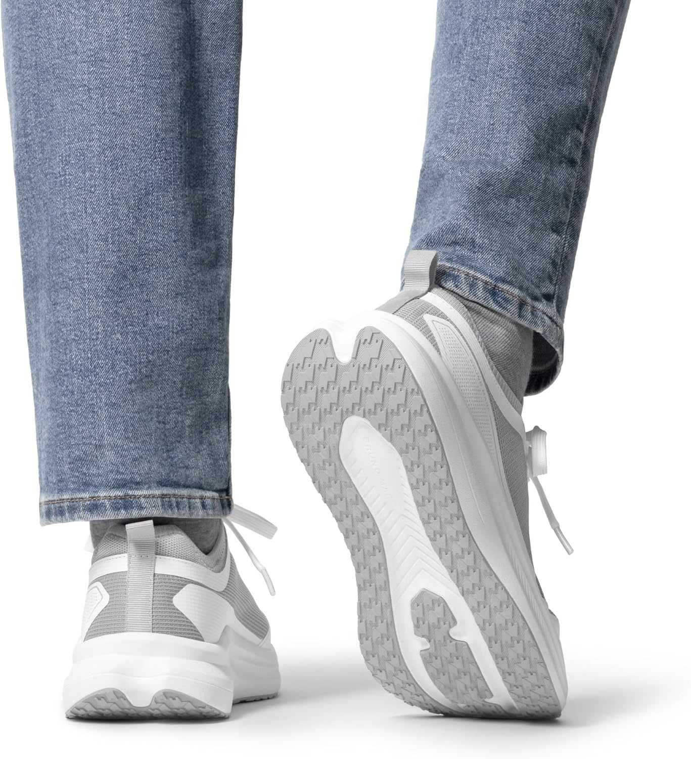 image:imageBruno Marc Mens Non Slip Lightweight Cushion Mesh Sneakers Walking Shoes Breathable Comfortable Casual ShoesWhite