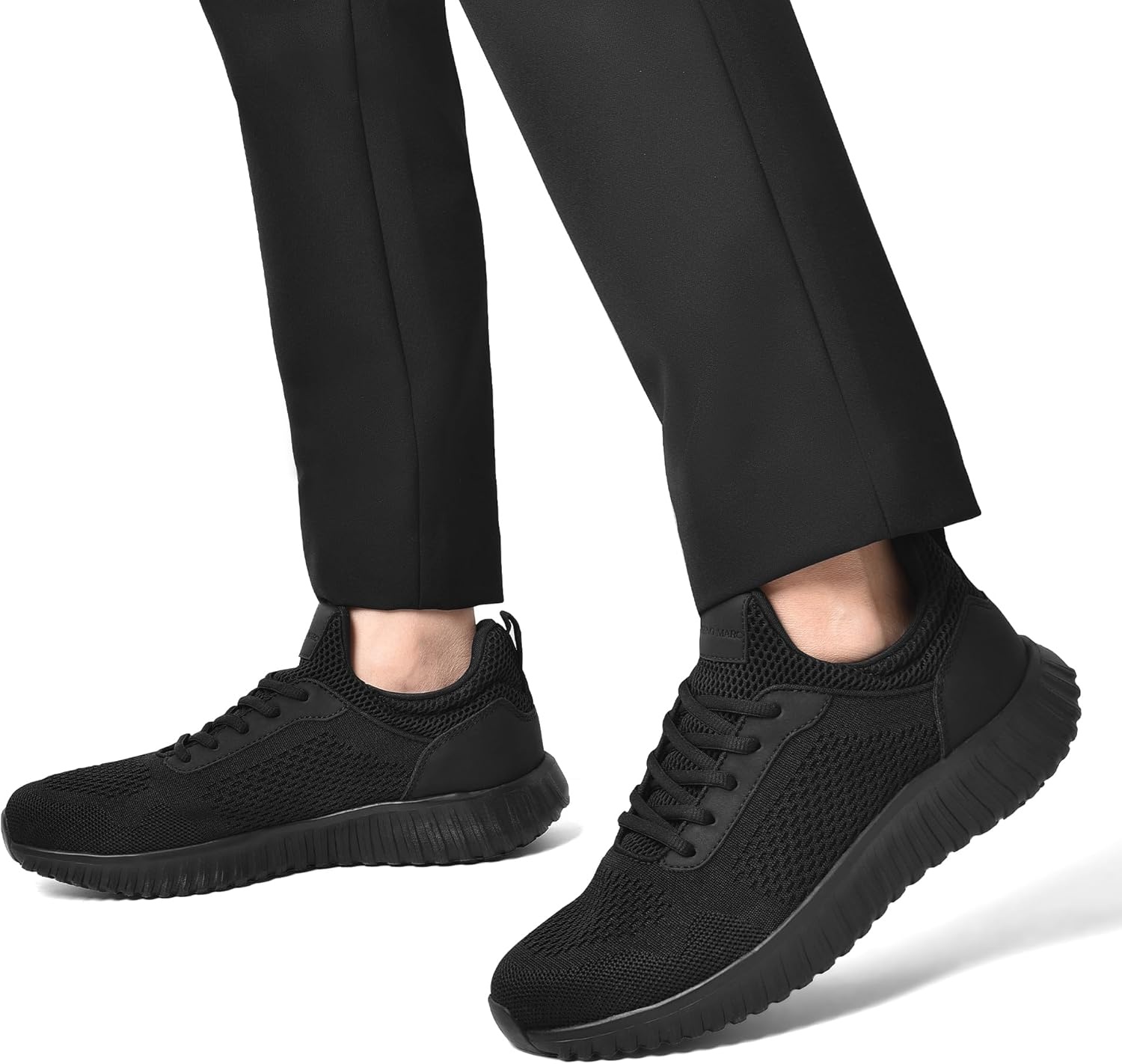 image:imageBruno Marc Mens Non Slip Work Shoes Walking Zapatos Trabajo Black amp Lightweight Sneakers Food Service Chef Kitchen RestaurantBlack
