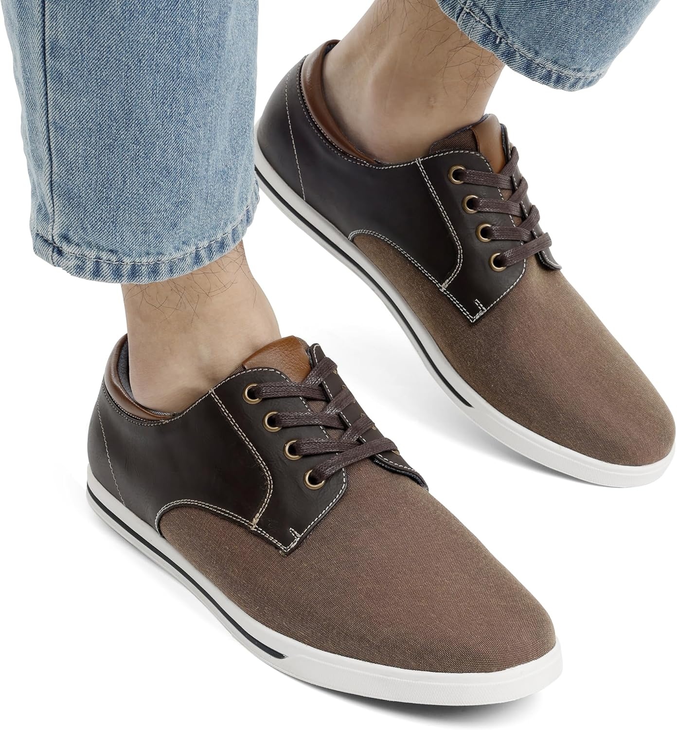 image:imageBruno Marc Mens Oxfords Sneakers Casual Dress ShoesDark Brown
