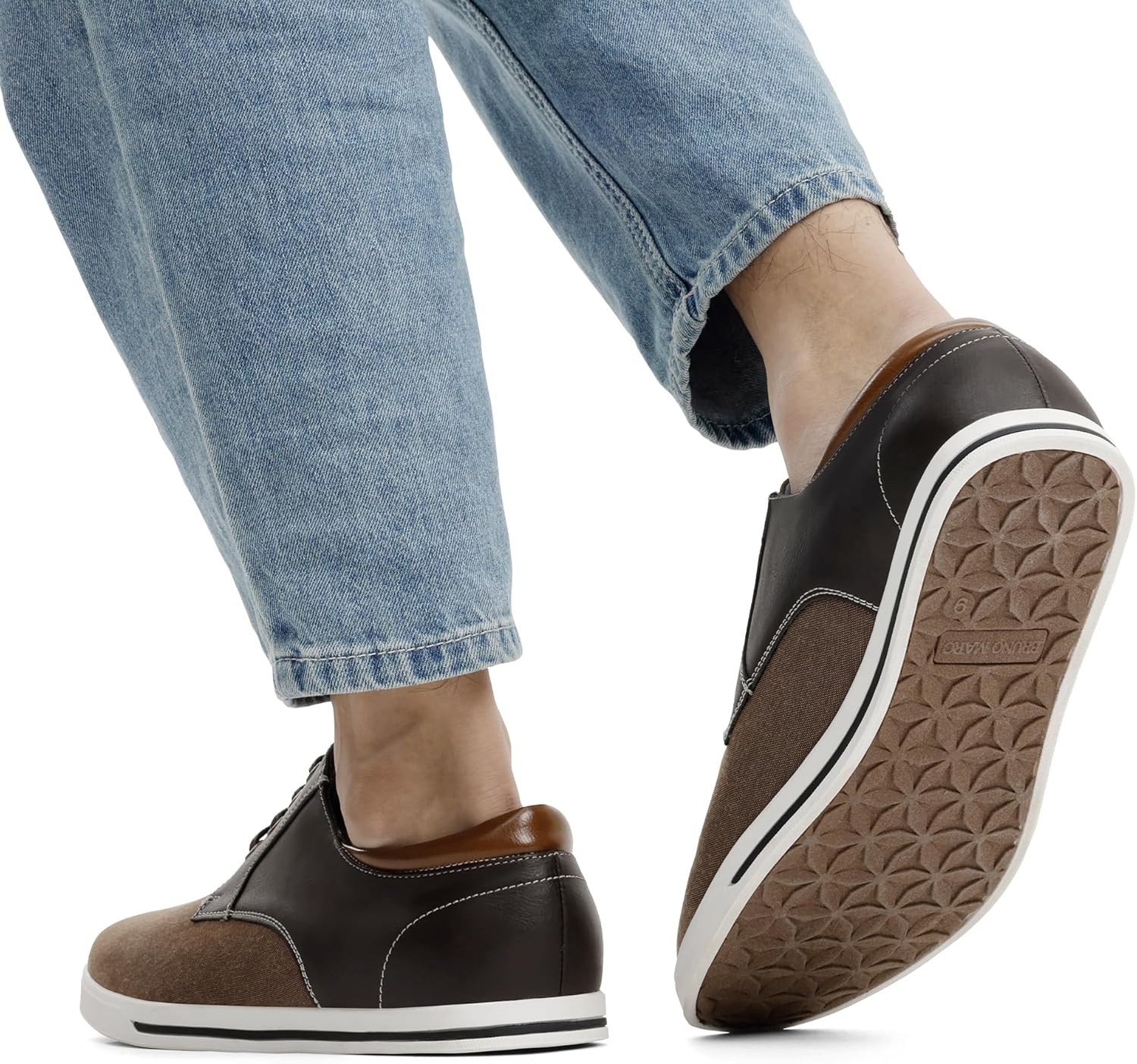 image:imageBruno Marc Mens Oxfords Sneakers Casual Dress ShoesDark Brown