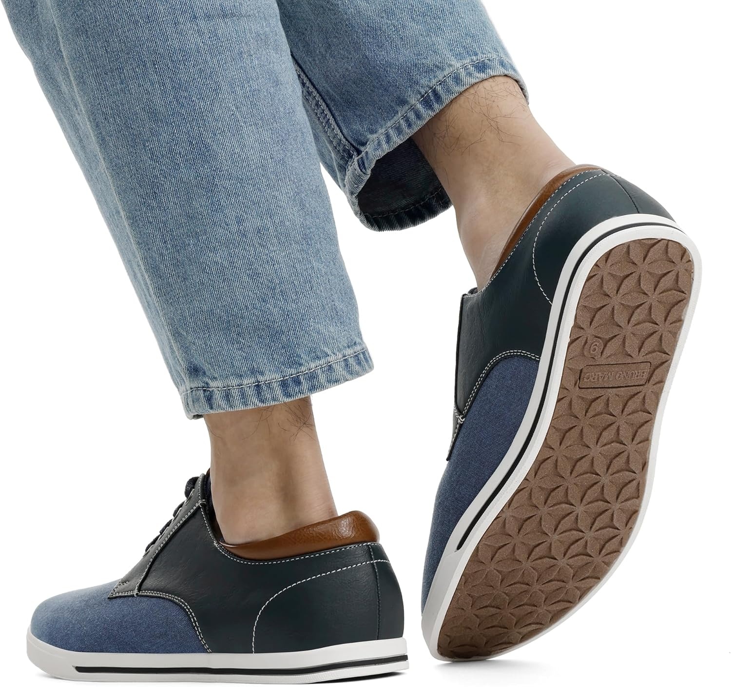 image:imageBruno Marc Mens Oxfords Sneakers Casual Dress ShoesNavy