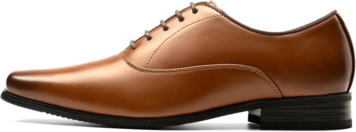 image:imageBruno Marc Mens PlainToe Lace Up Dress OxfordsBrown