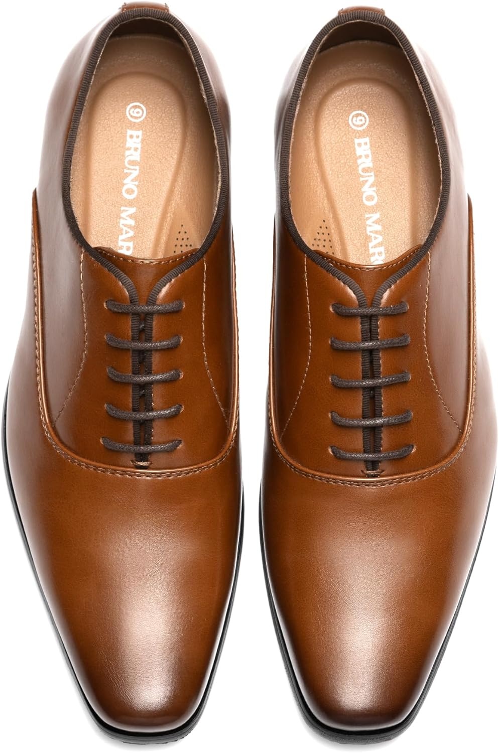 image:imageBruno Marc Mens PlainToe Lace Up Dress OxfordsBrown