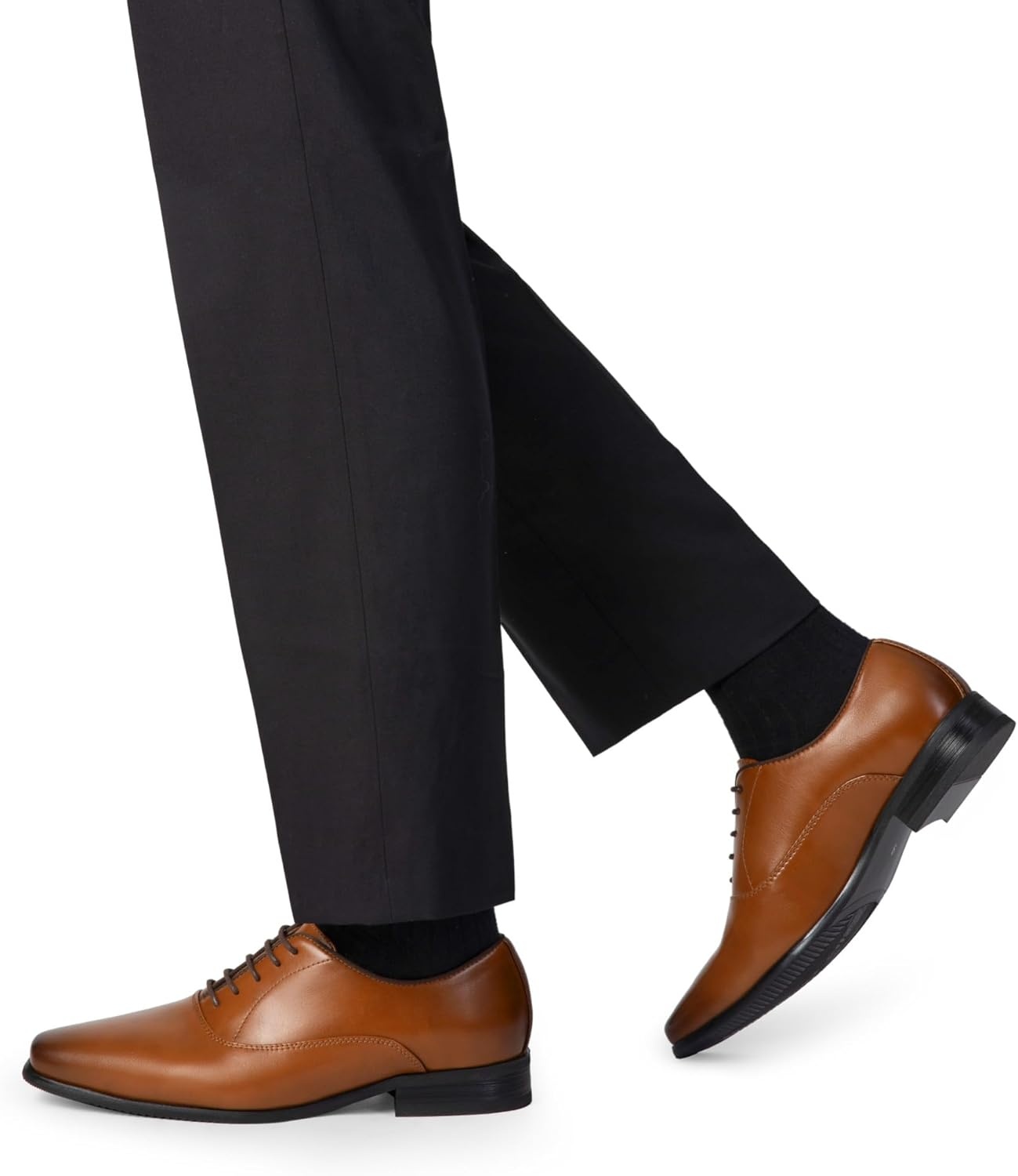 image:imageBruno Marc Mens PlainToe Lace Up Dress OxfordsBrown