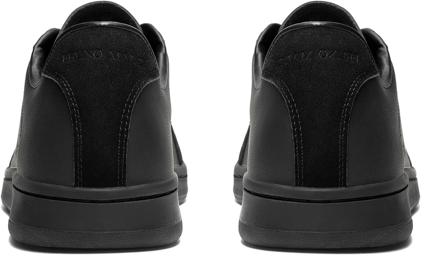 image:imageBruno Marc Mens Retro Fashion Sneakers Breathable Comfortable Business Casual Dress Trainers ShoesAll Black