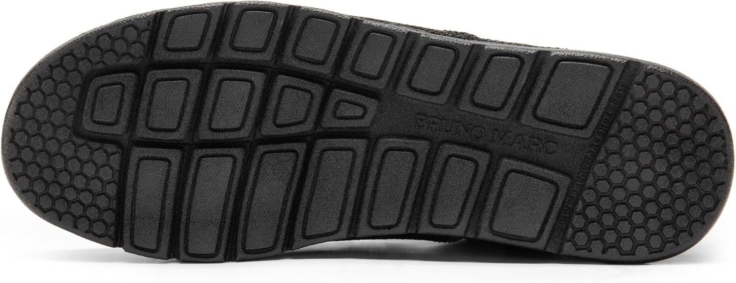 image:imageBruno Marc Mens Slipon Loafers Casual Lightweight Stretch ShoesBlack