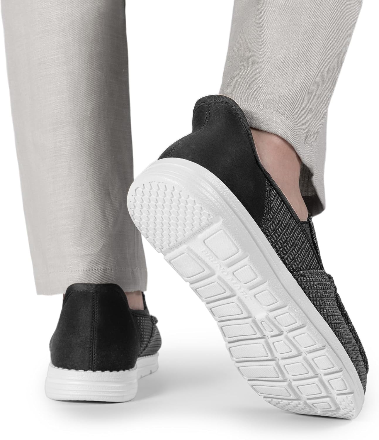 image:imageBruno Marc Mens Slipon Loafers Step in Casual Shoes for Men Hands FreeBlack