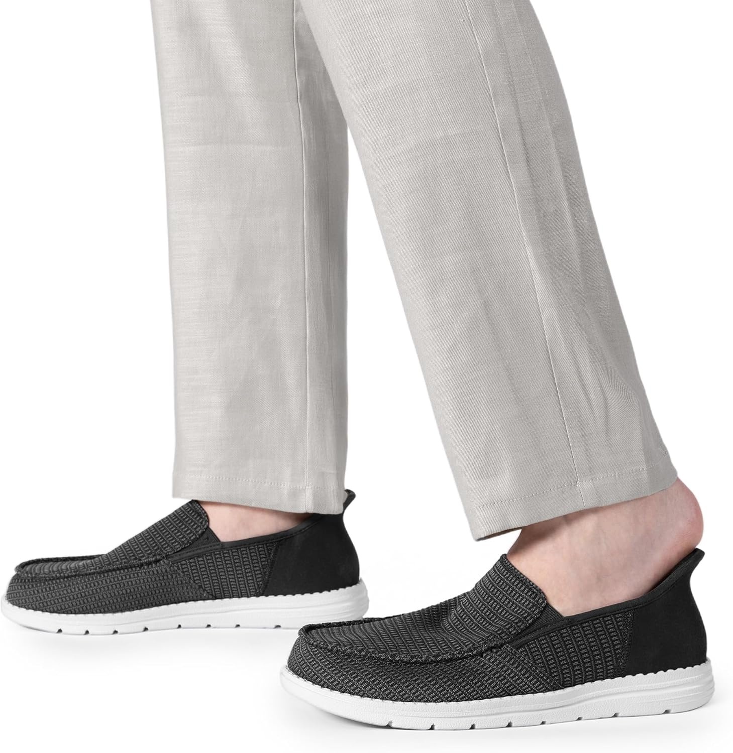 image:imageBruno Marc Mens Slipon Loafers Step in Casual Shoes for Men Hands FreeBlack
