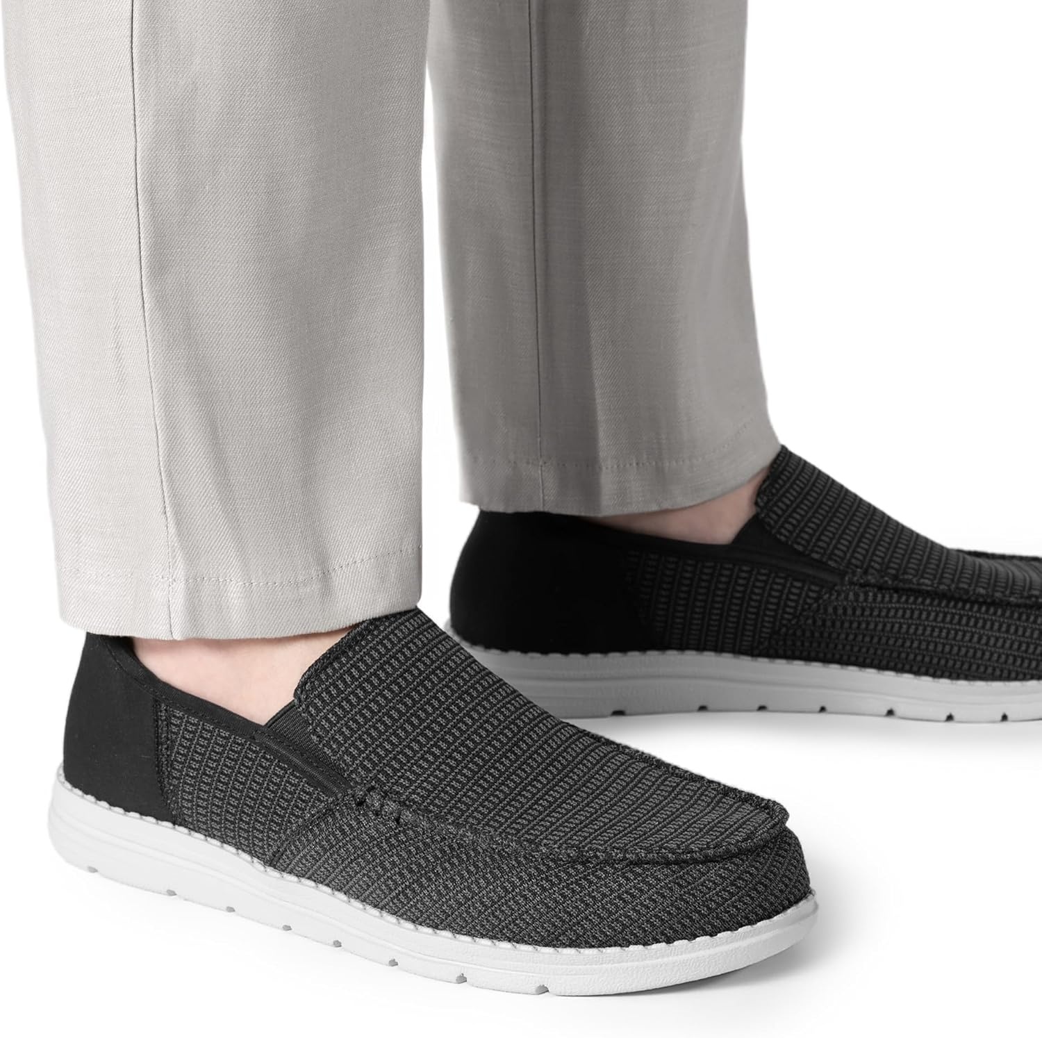 image:imageBruno Marc Mens Slipon Loafers Step in Casual Shoes for Men Hands FreeBlack