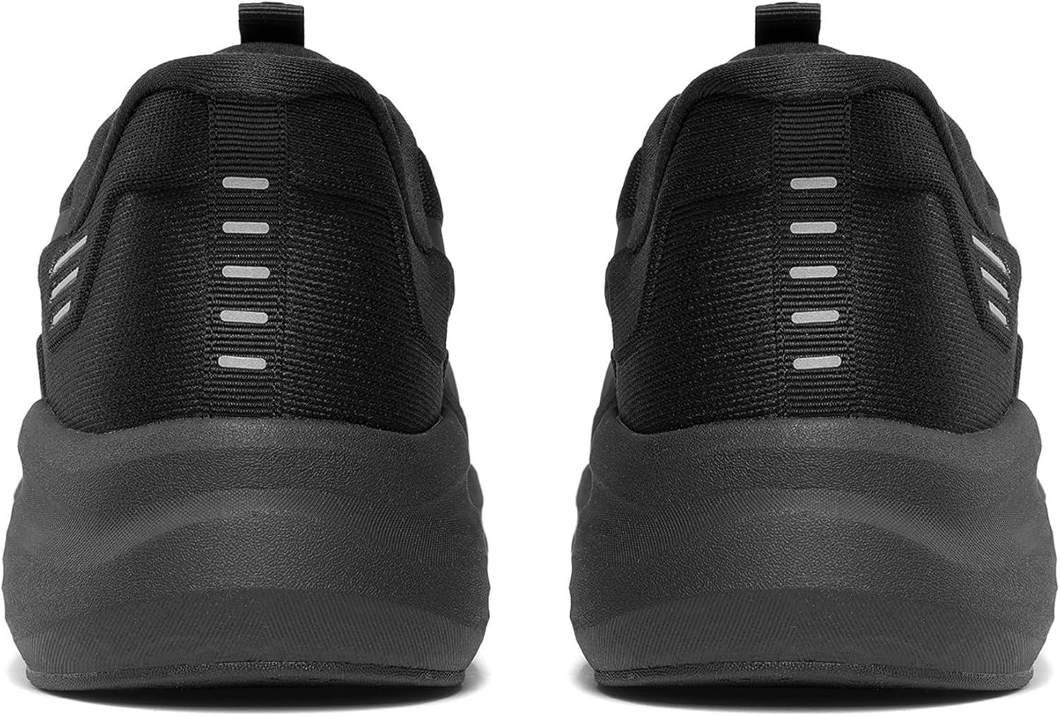 image:imageBruno Marc Mens Walking Running Tennis Cushioning Shoes Slipon Athletic Gym Workout Jogging Comfortable SneakersAll Black