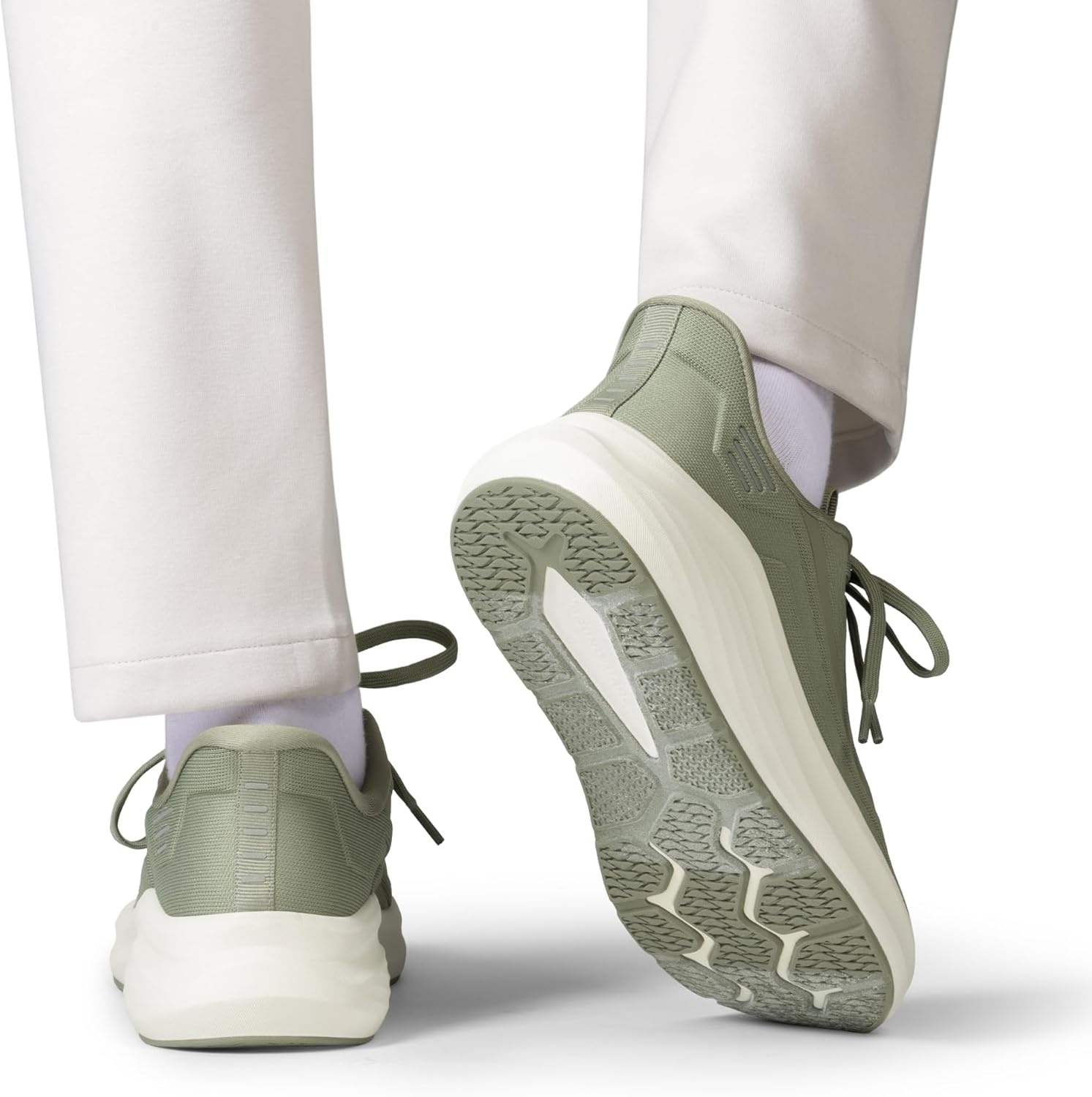 image:imageBruno Marc Mens Walking Running Tennis Cushioning Shoes Slipon Athletic Gym Workout Jogging Comfortable SneakersGreen