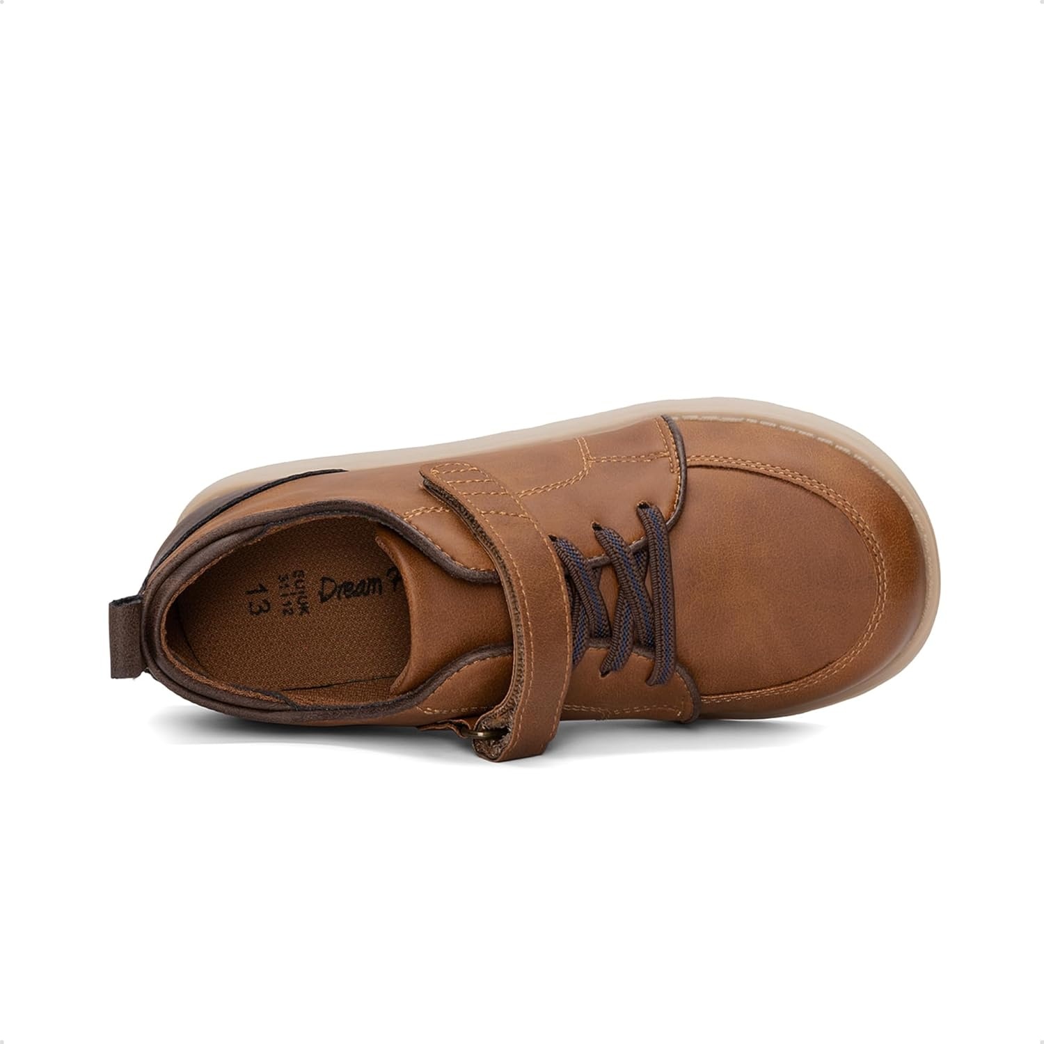 image:imageDREAM PAIRS Boys Dress Shoes Sneaker Casual Oxfords Formal School Uniform Shoes for Toddler Little KidBrown