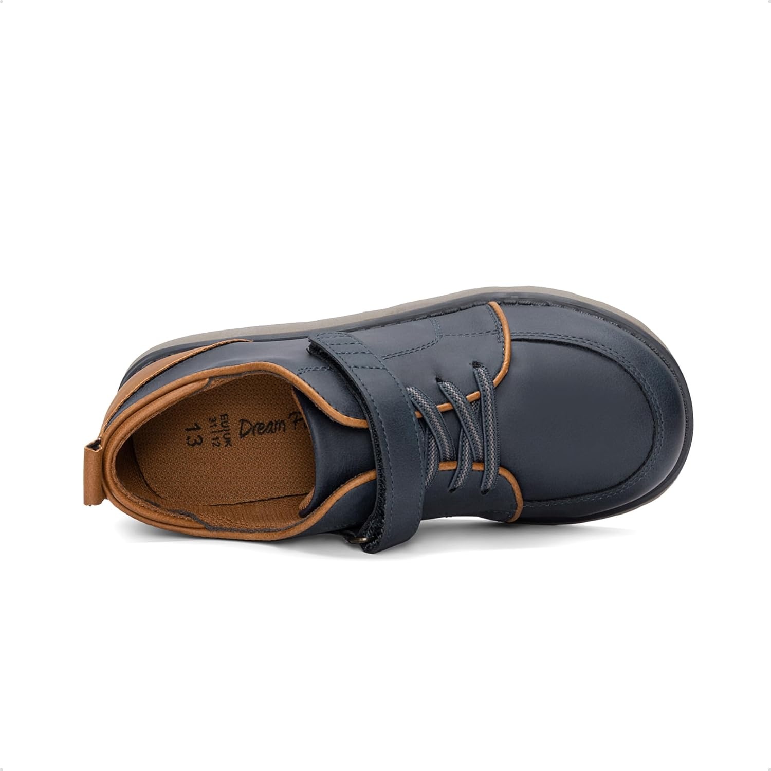 image:imageDREAM PAIRS Boys Dress Shoes Sneaker Casual Oxfords Formal School Uniform Shoes for Toddler Little KidNavy