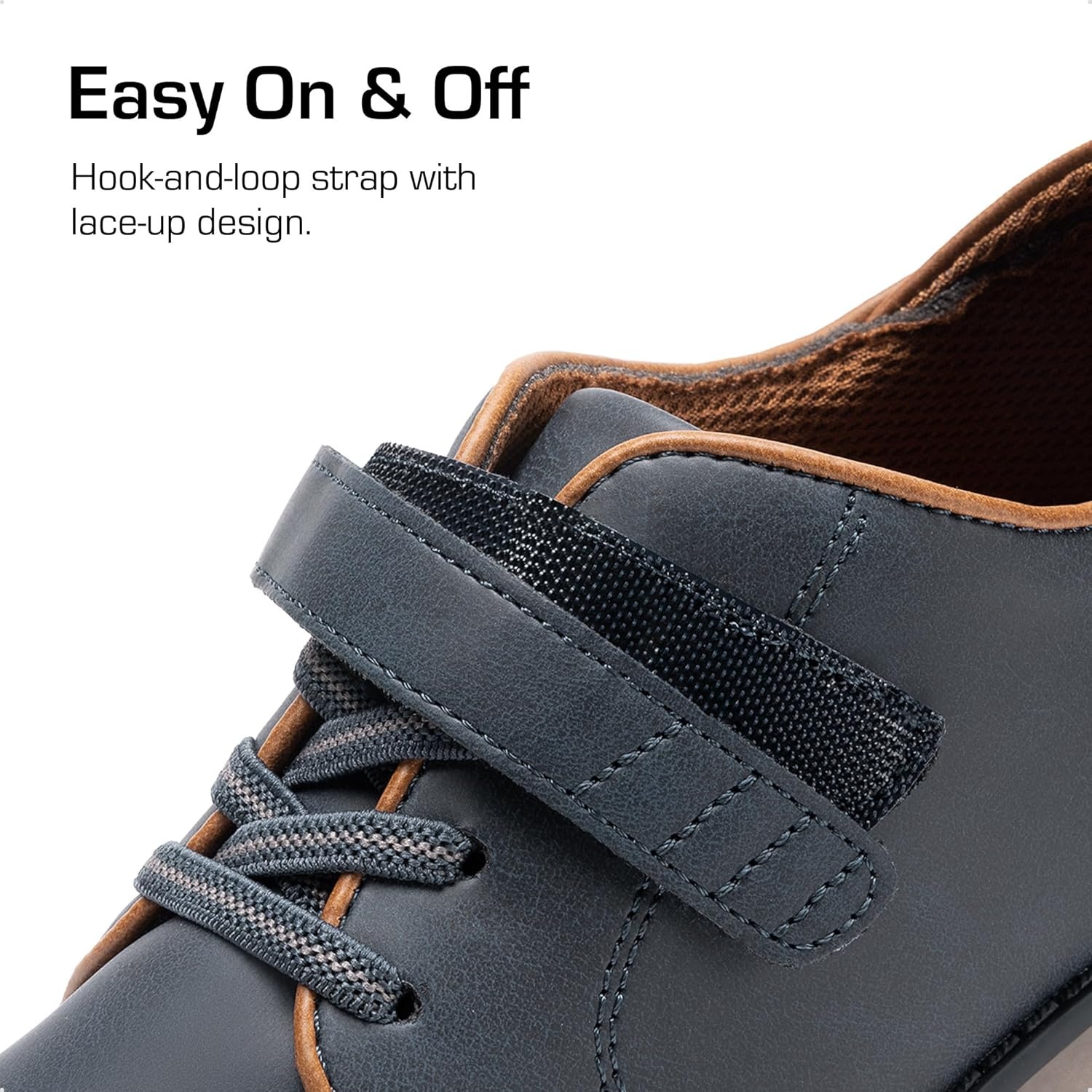 image:imageDREAM PAIRS Boys Dress Shoes Sneaker Casual Oxfords Formal School Uniform Shoes for Toddler Little KidNavy