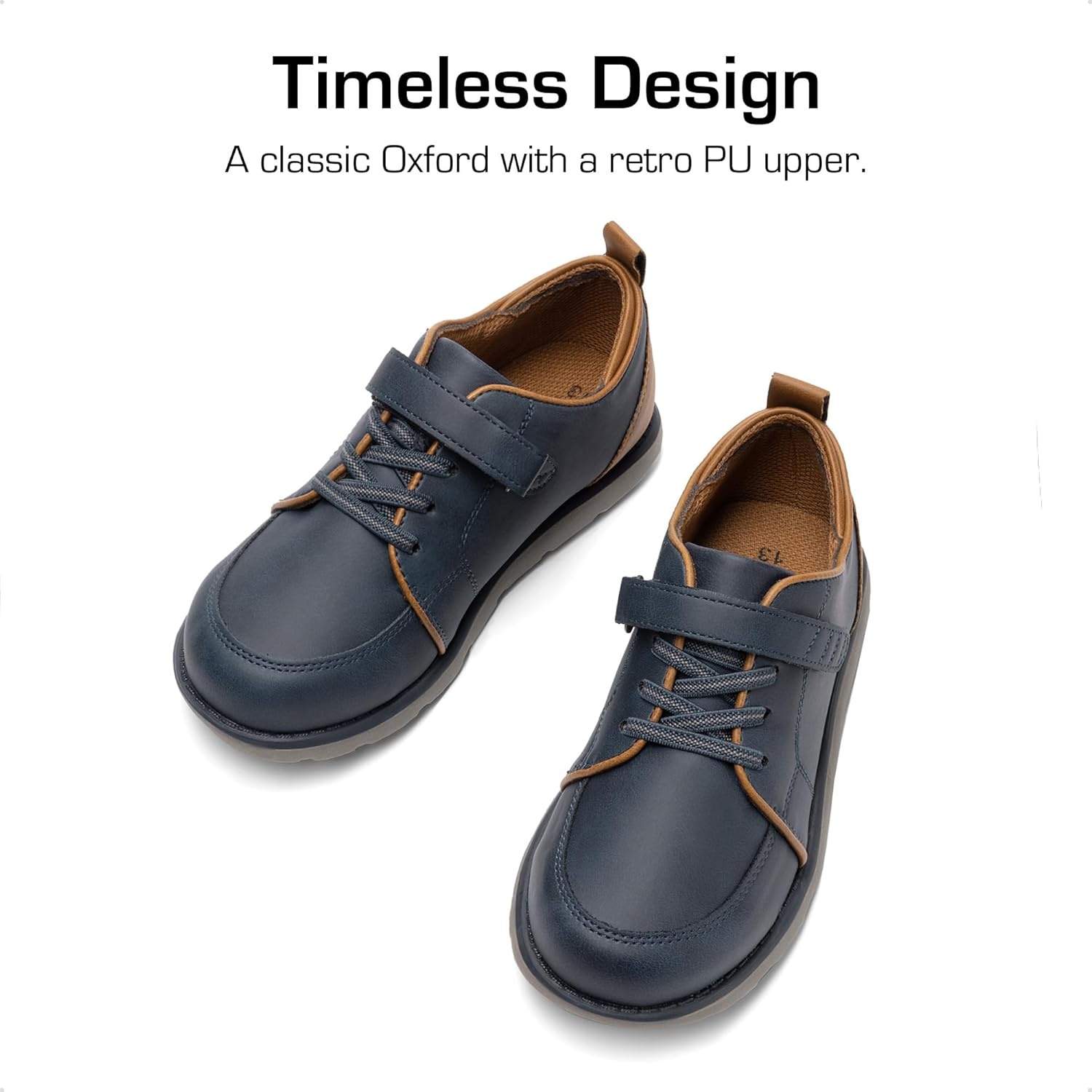 image:imageDREAM PAIRS Boys Dress Shoes Sneaker Casual Oxfords Formal School Uniform Shoes for Toddler Little KidNavy