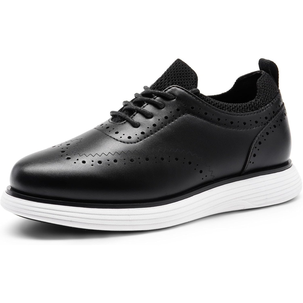 image:imageBruno Marc Boys MaxFlex Dress Sneakers Oxfords Casual Wingtip Brogue ShoesBlack