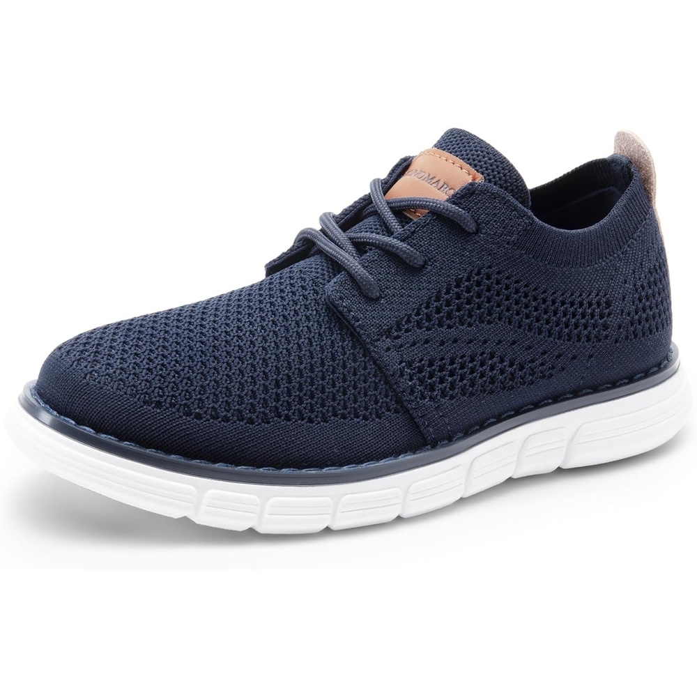 image:imageBruno Marc Boys Mesh Sneakers Oxfords Casual Dress LaceUp Lightweight Walking ShoesNavy