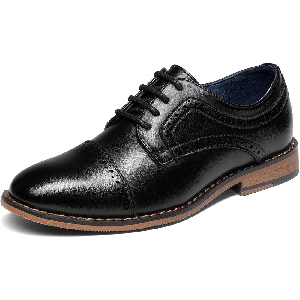 image:imageBruno Marc Boys PrinceK1 Classic Oxfords Dress ShoesK1Black