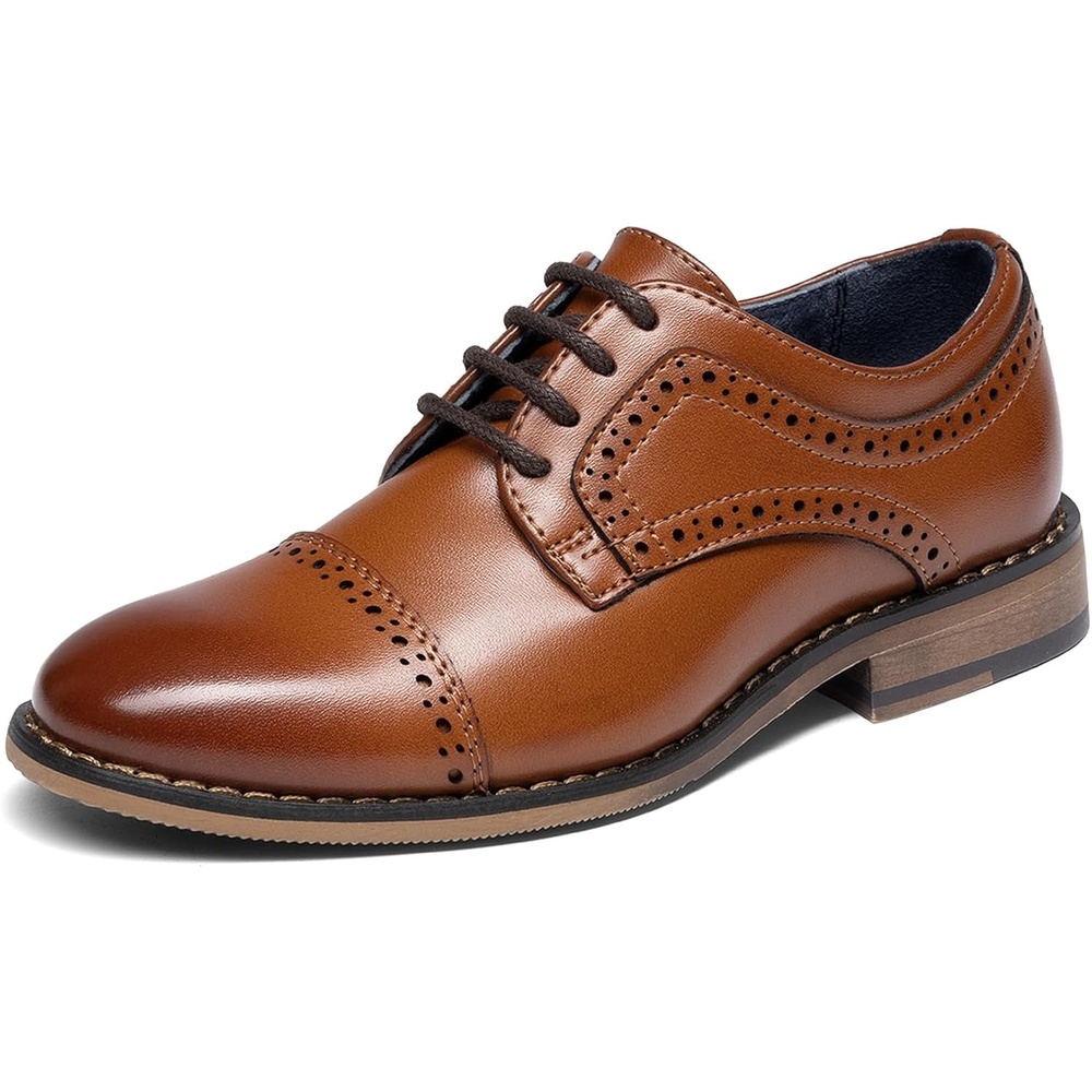 image:imageBruno Marc Boys PrinceK1 Classic Oxfords Dress ShoesK1Brown