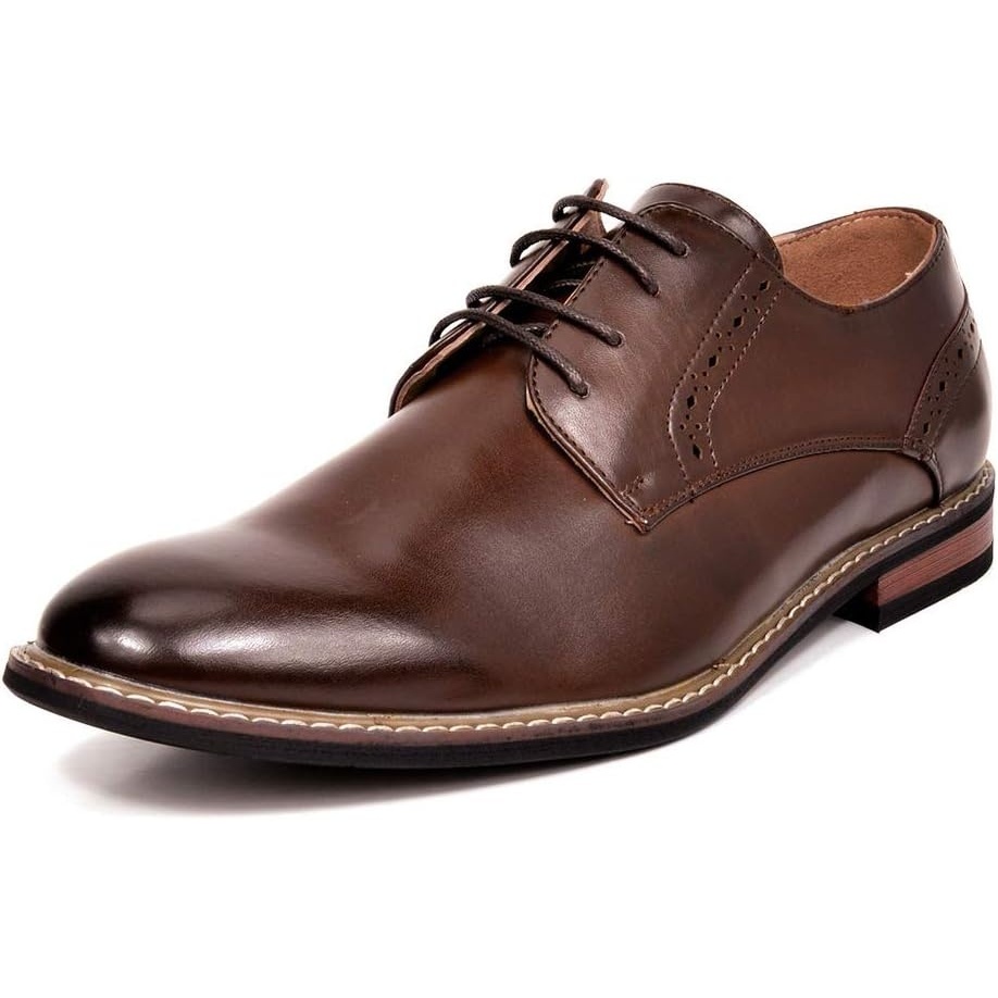 image:imageBruno Marc Mens Dress Classic Comfort Oxfords ShoesDark Brown