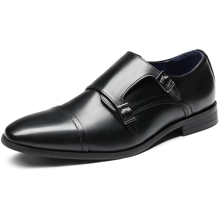 image:imageBruno Marc Mens Dress Loafer Shoes Monk Strap Slip On Loafers2Black