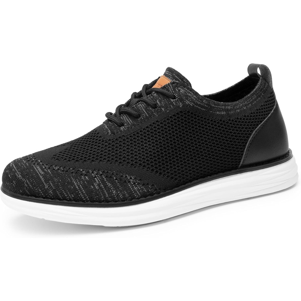 image:imageBruno Marc Mens Grand02 KnitFlex Lightweight Walking ShoesBlackGrey