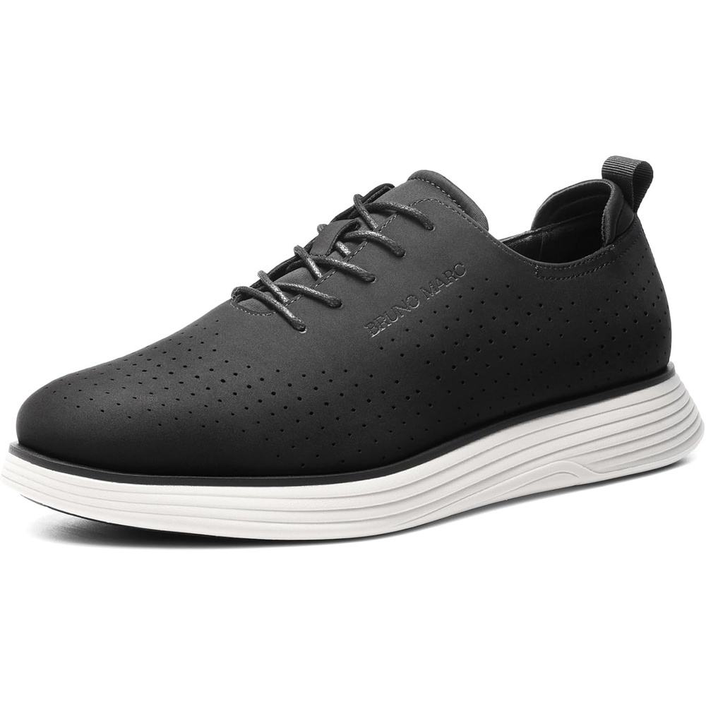 image:imageBruno Marc Mens MaxFlex Fashion Dress Sneakers Oxfords Classic Casual ShoesBlacknubuck
