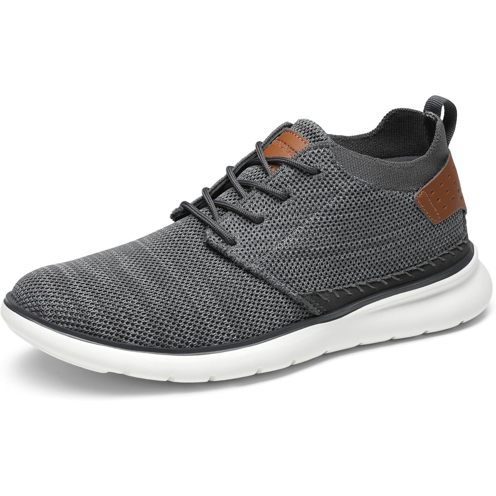 image:imageBruno Marc Mens Mesh Fabric Fashion Sneakers Casual Oxfords Lightweight Breathable Versatile Walking ShoesDarkGrey