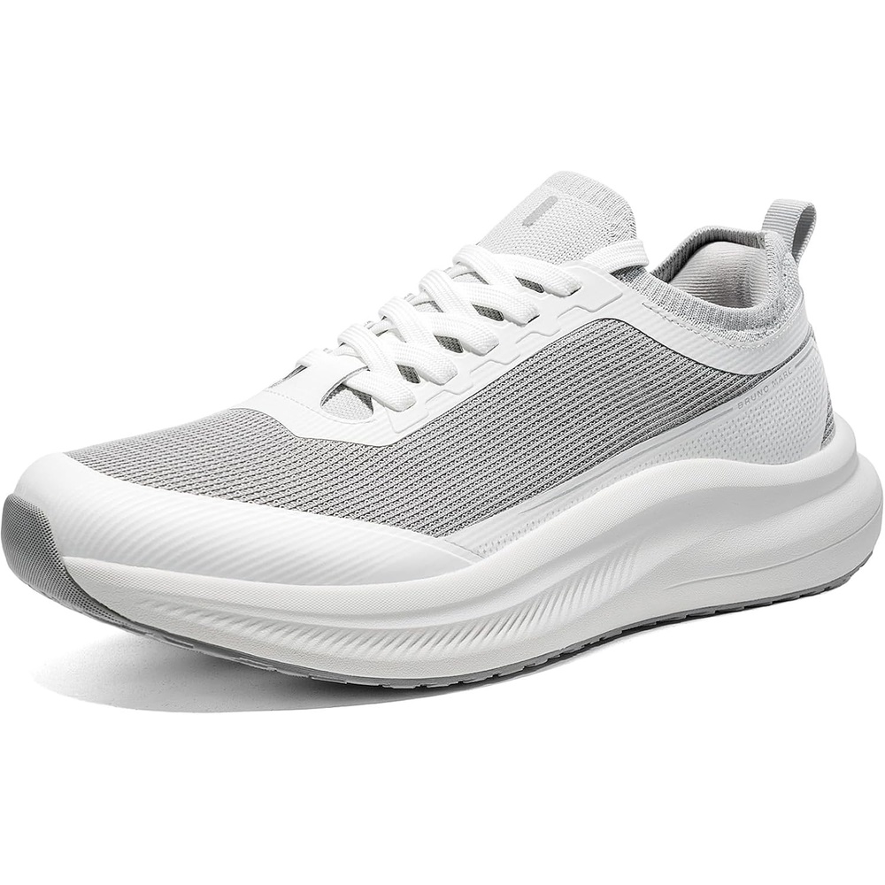 image:imageBruno Marc Mens Non Slip Lightweight Cushion Mesh Sneakers Walking Shoes Breathable Comfortable Casual ShoesWhite