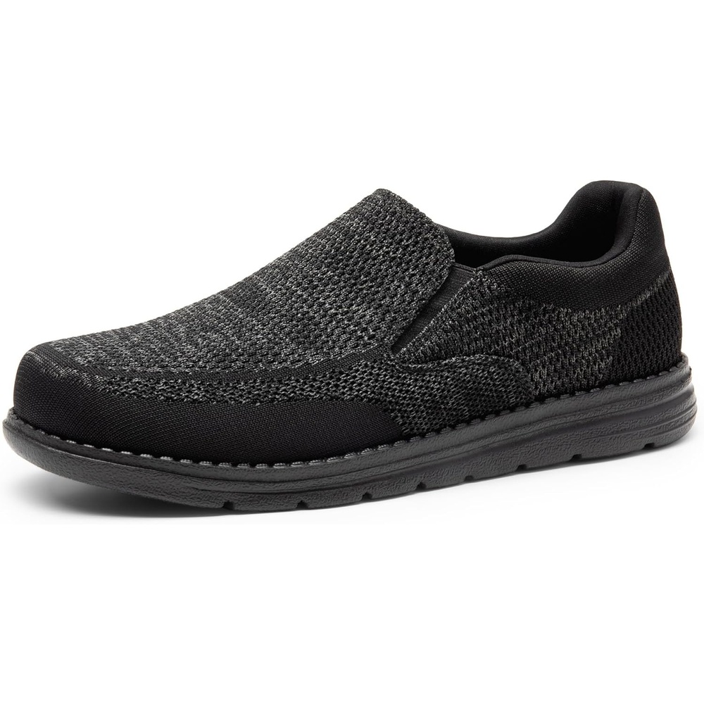 image:imageBruno Marc Mens Slipon Loafers Casual Lightweight Stretch ShoesBlack