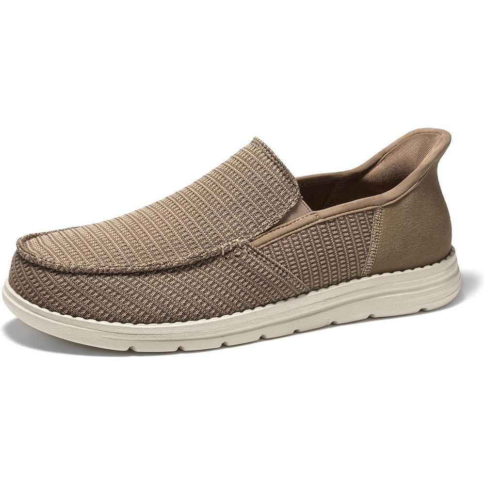 image:imageBruno Marc Mens Slipon Loafers Step in Casual Shoes for Men Hands FreeSand