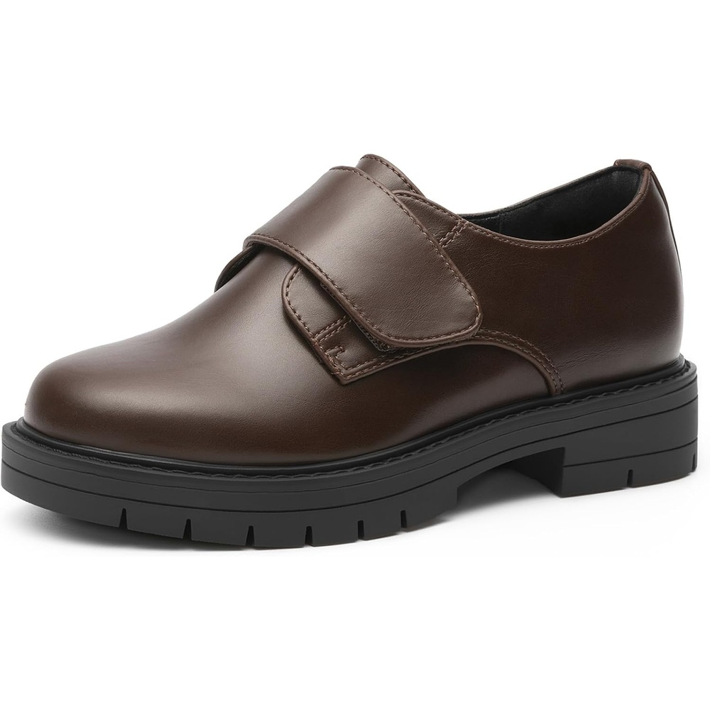 image:imageDREAM PAIRS Boys Uniform amp School Shoes Dress SlipOn Loafers Casual Flat Shoes ToddlerLittle KidBig KidBrown