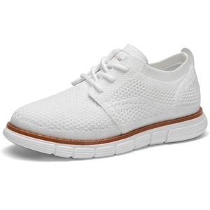 image:imageBruno Marc Boys Mesh Sneakers Oxfords Casual Dress LaceUp Lightweight Walking ShoesWhite