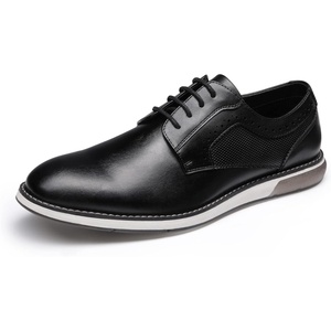 image:imageBruno Marc Mens Casual Dress Sneaker Shoes Business Formal Derby Plain Toe Oxfords Crossflex GentEdgeBlack