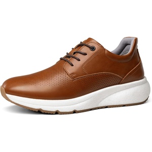 image:imageBruno Marc Mens Casual Dress Sneakers Shoes AllDay Comfort Cushioning Walking Breathable Lightweight Oxfords MaxFlex ActiveMetroBrown