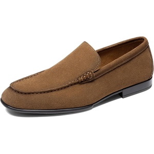 image:imageBruno Marc Mens Classic Loafers Leather Suede Dress Shoes Comfort Lightweight Slipon Shoes1brown