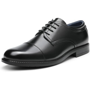 image:imageBruno Marc Mens Dress Oxford Shoes Classic Lace Up Formal Cap Toe ShoesBlack